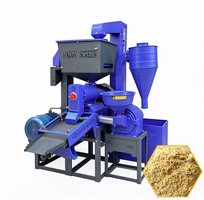 Kombinierte Reismühle mit Mühle und Vibrationssieb